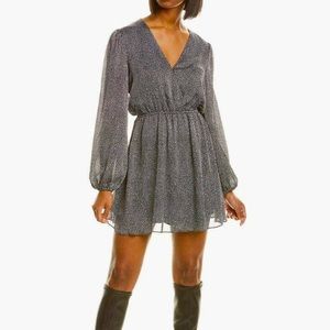 NWT Leyden faux wrap mini dress